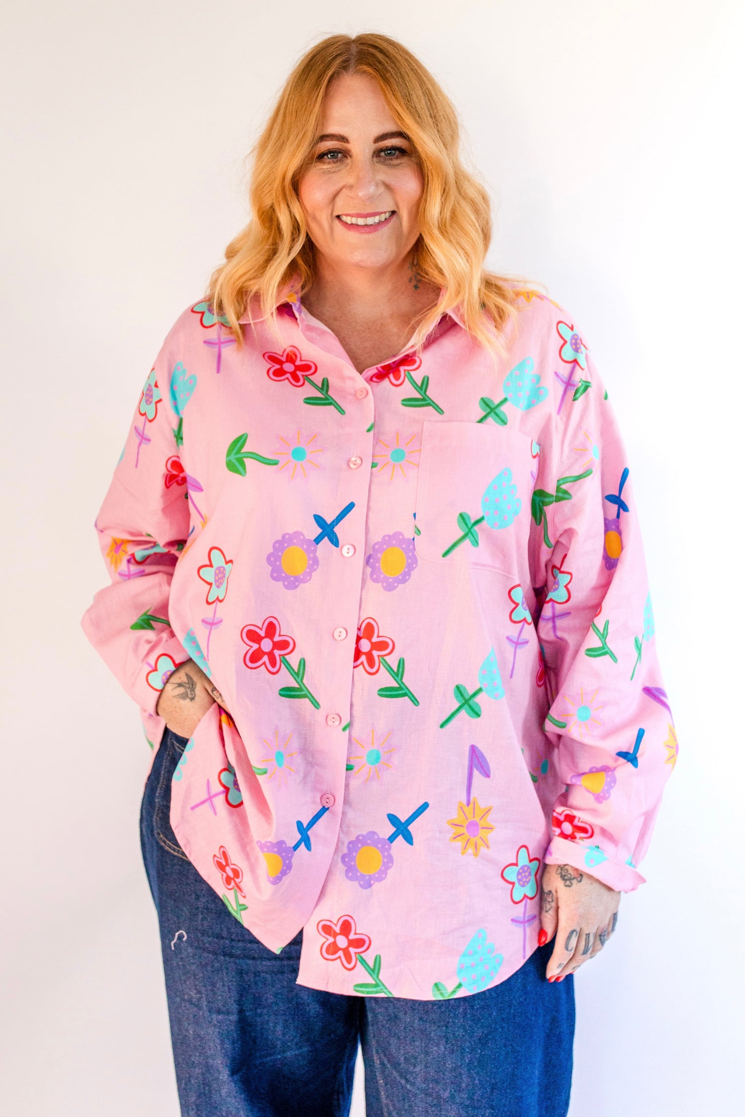 Cottage Garden Oversized Shirt