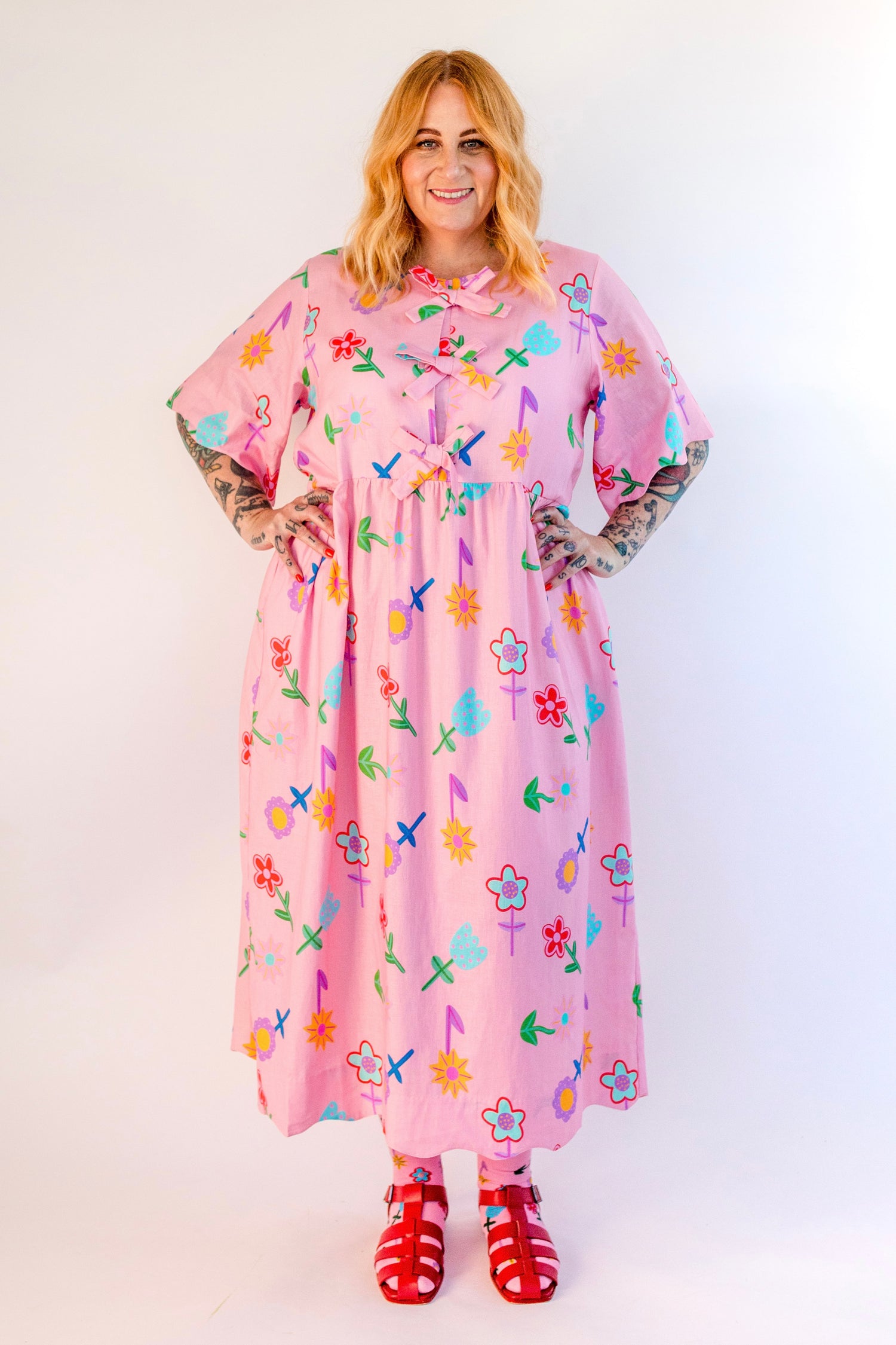 Cottage Garden Wavy Dress