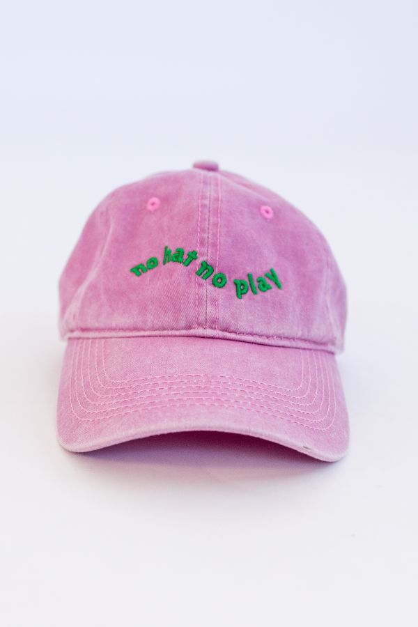 Embroidered Slogan Caps