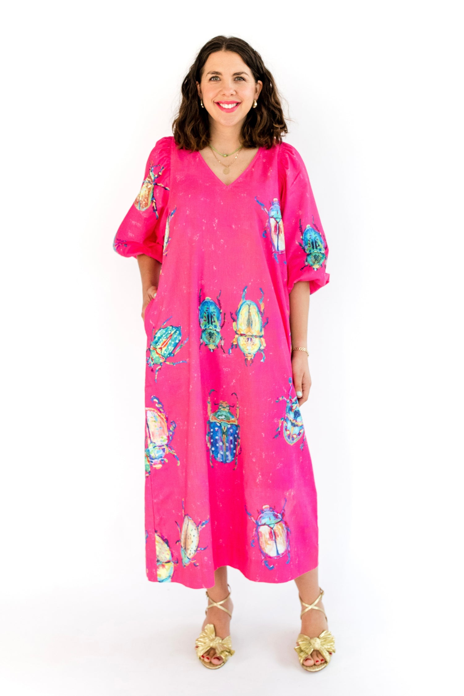 Pinkmas Beetle Paris Dress