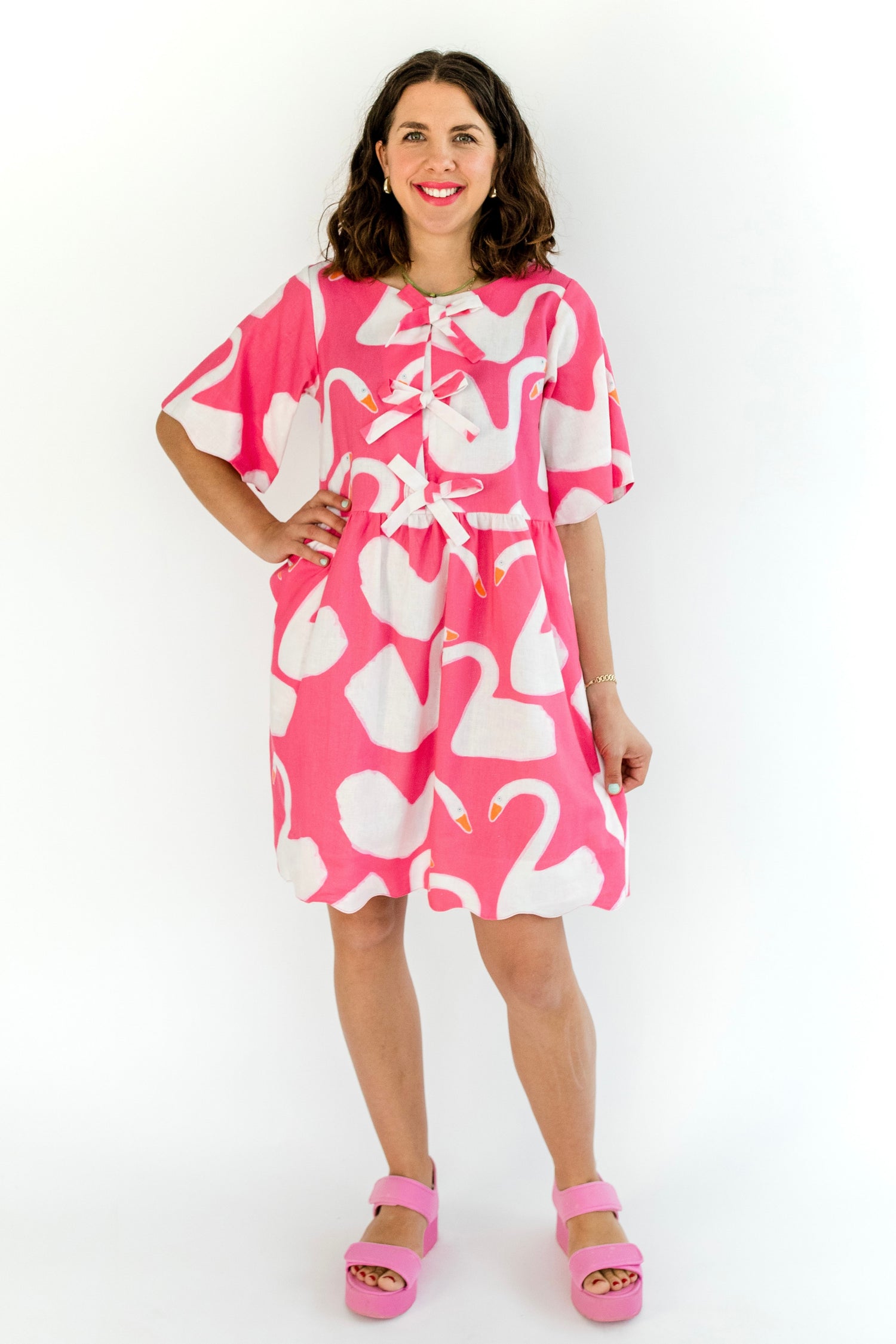 Swan Wavy Dress (short)