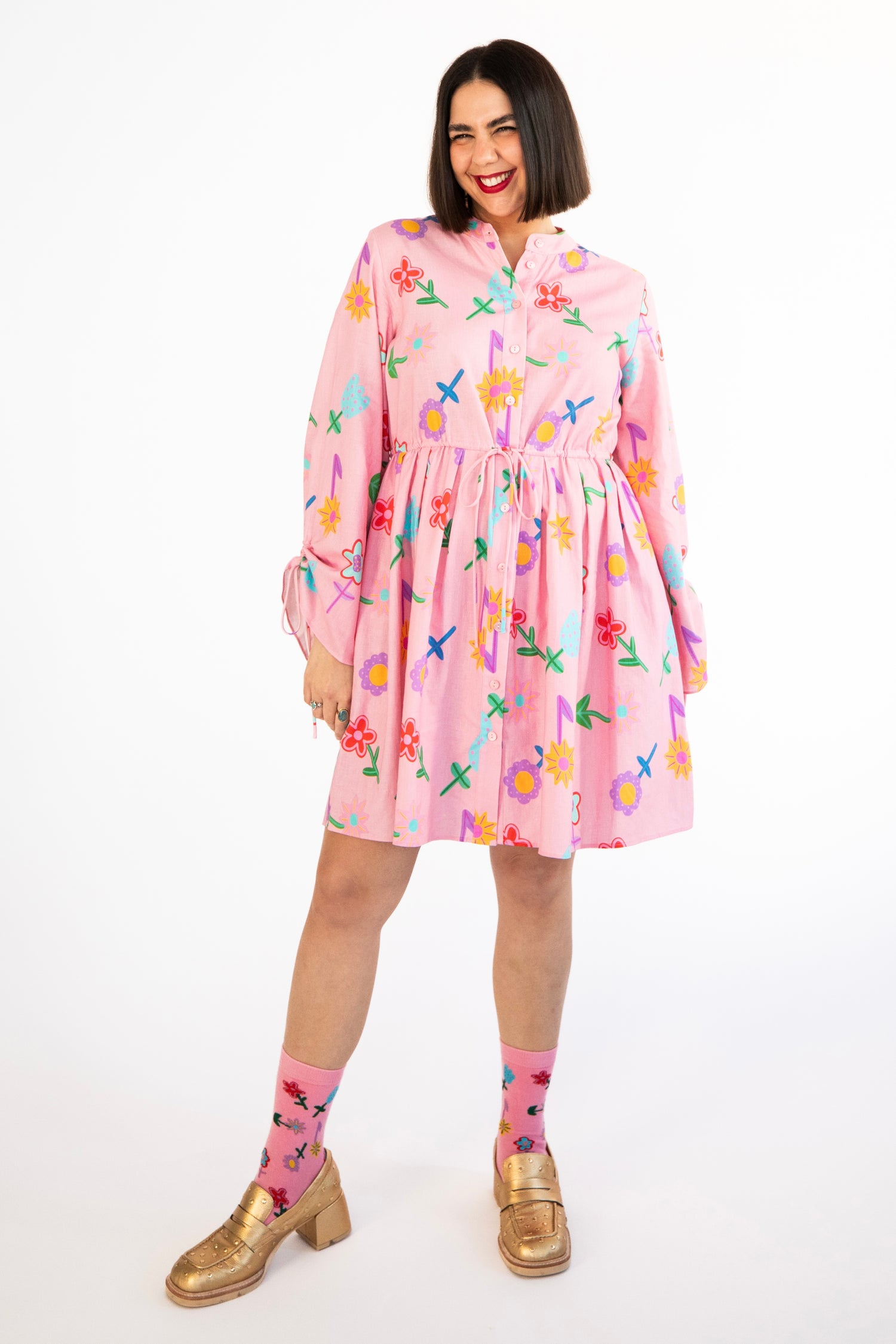 Cottage Garden Poppy Dress