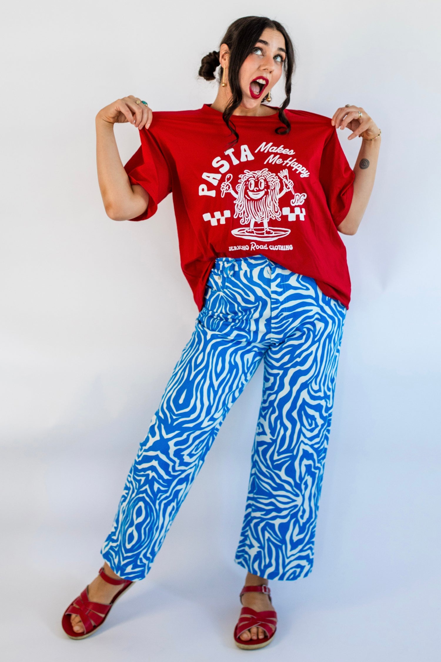 Pasta Makes Me Happy Tee (adults)