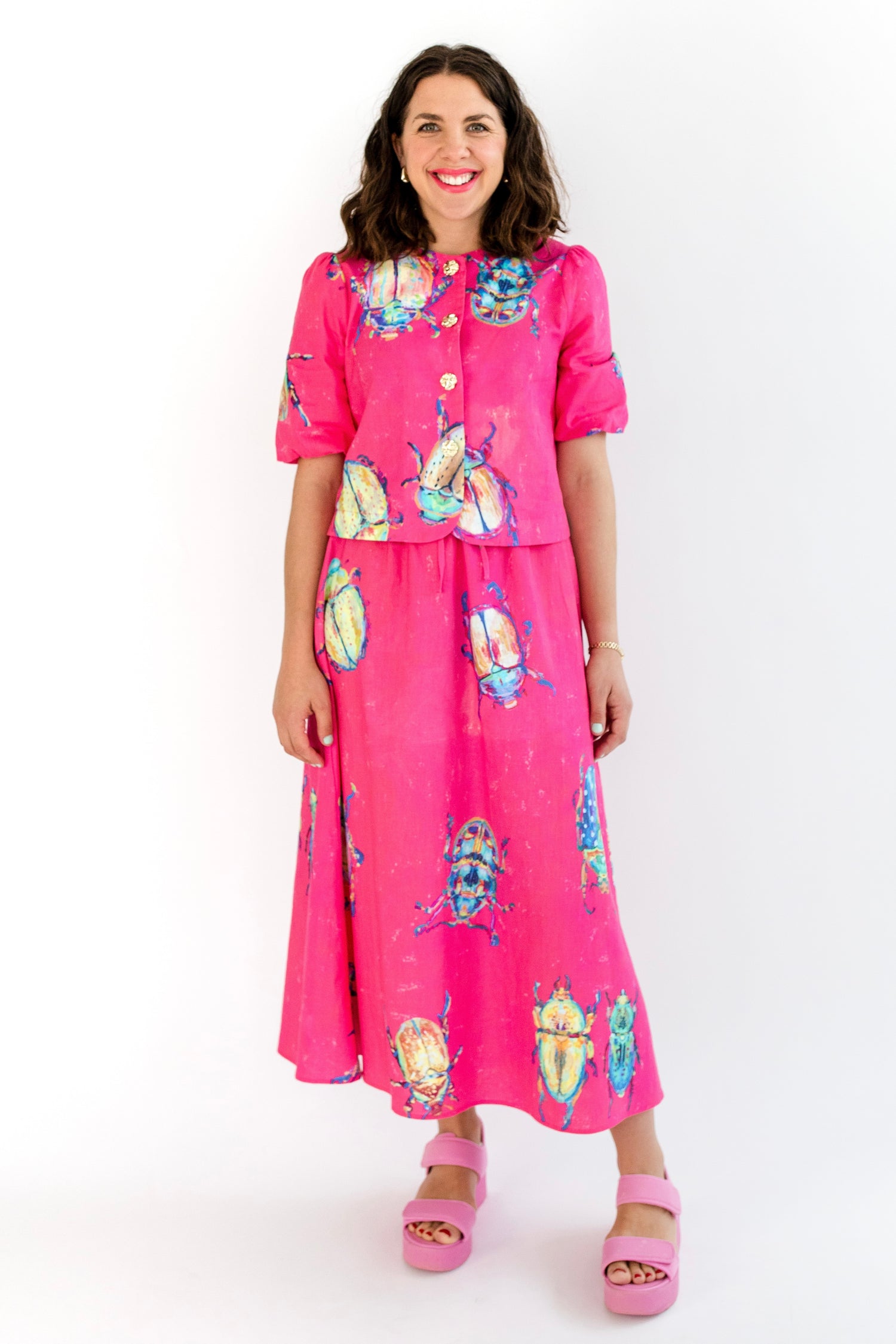 Pinkmas Beetle Maple Top