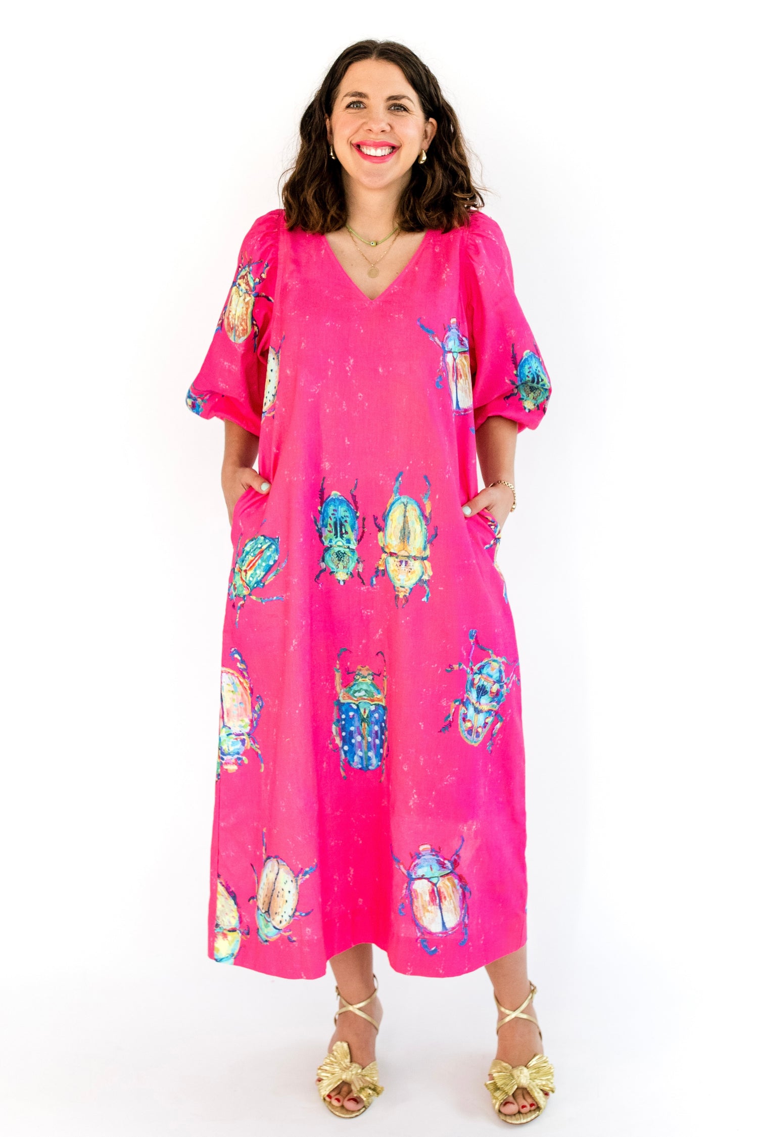 Pinkmas Beetle Paris Dress