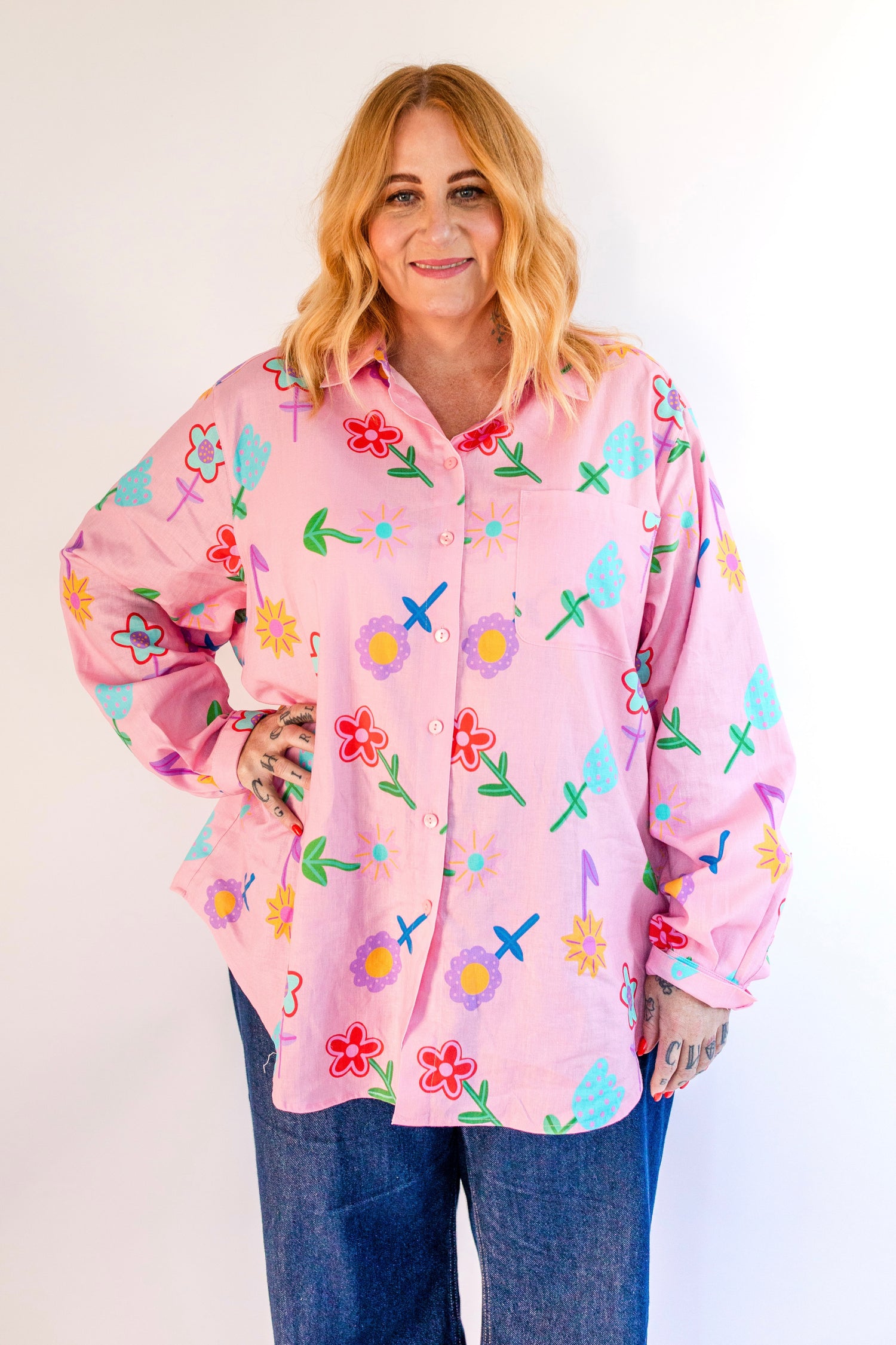 Cottage Garden Oversized Shirt