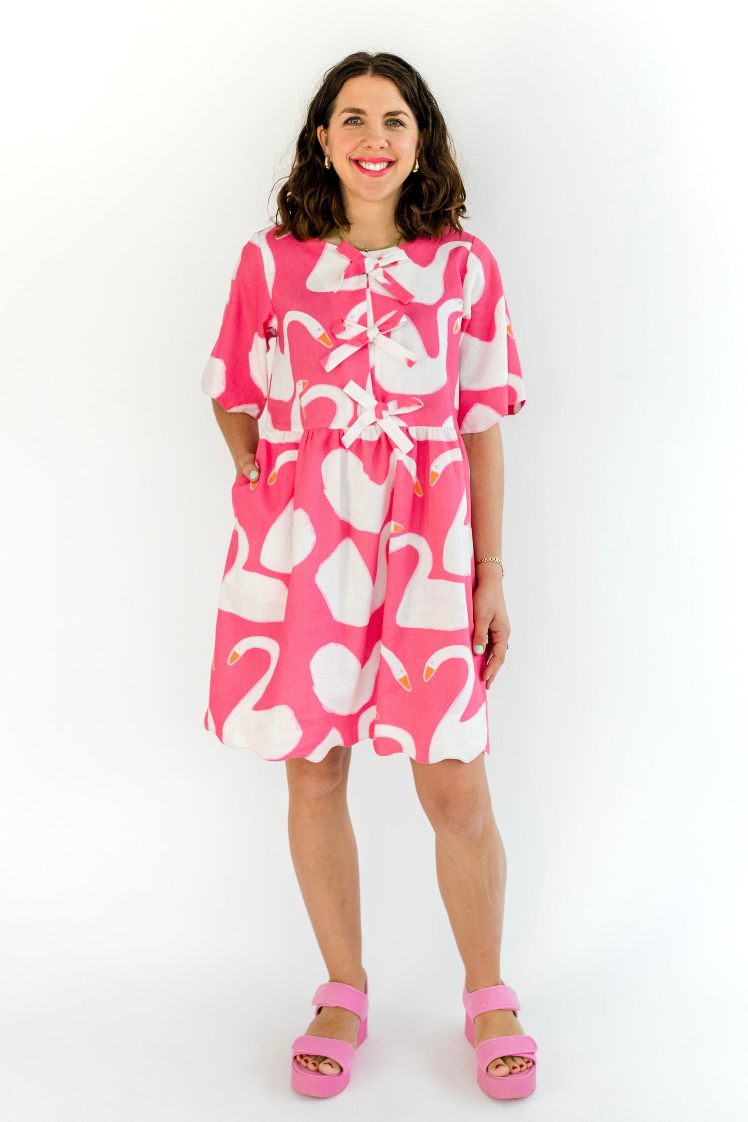 Swan Wavy Dress (short)