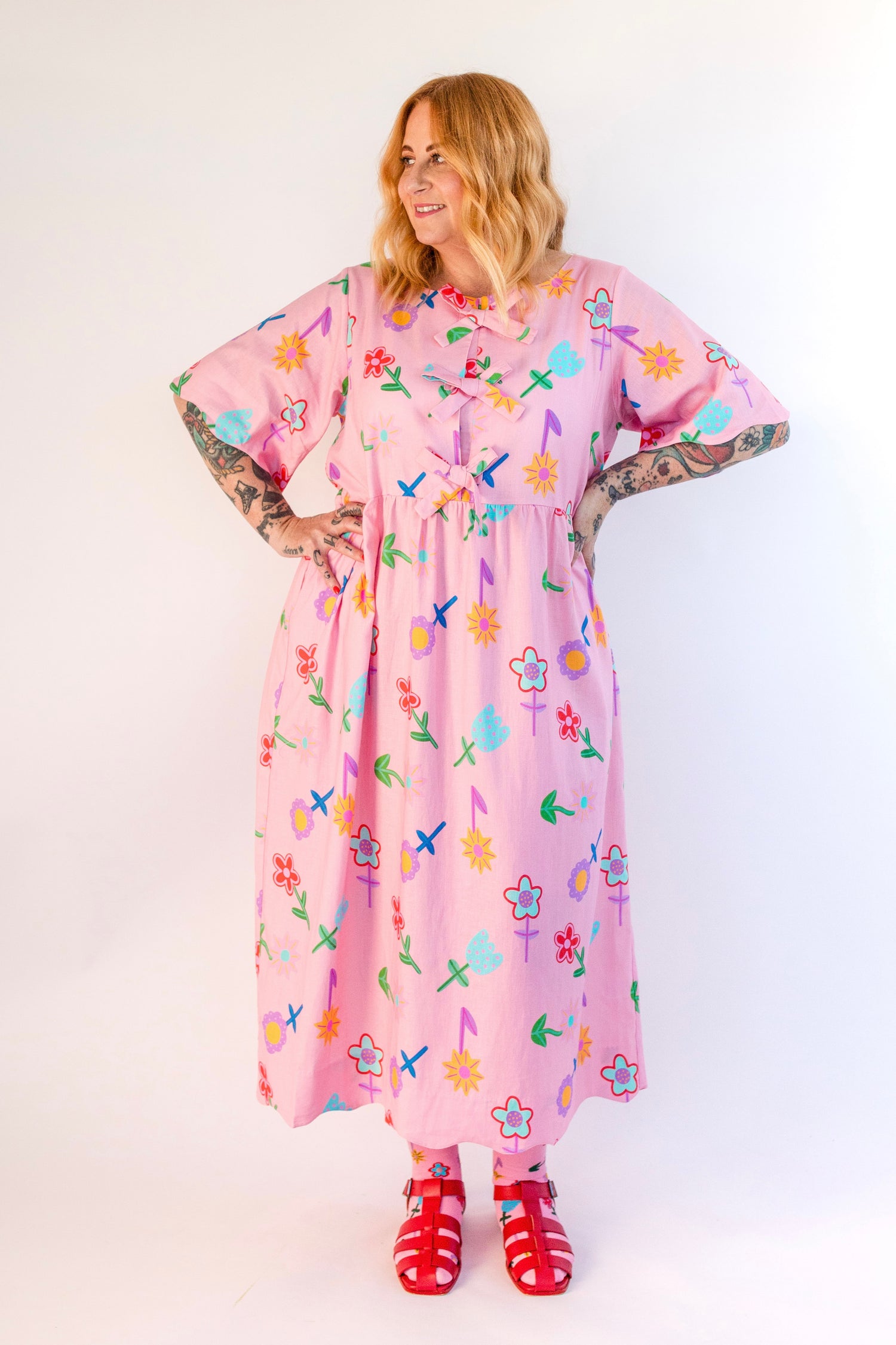 Cottage Garden Wavy Dress