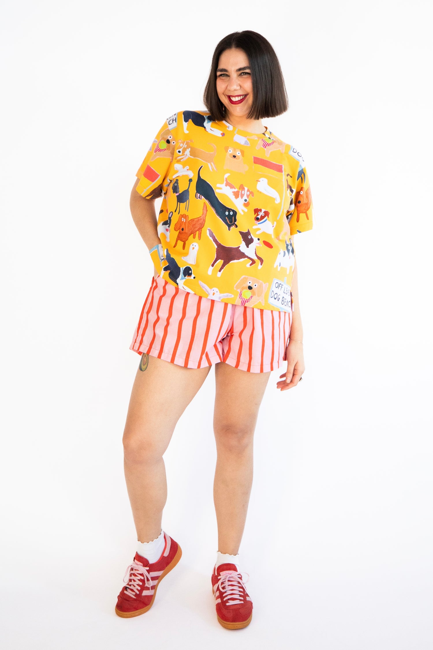 Beach Pups boxy t-shirt