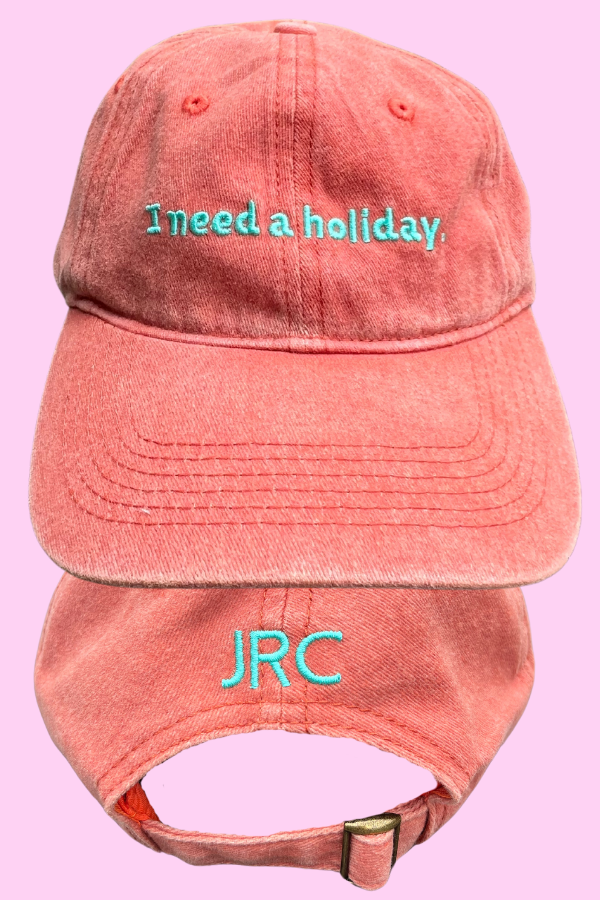 Embroidered Slogan Caps